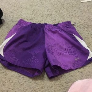 Nike running shorts with built in liner